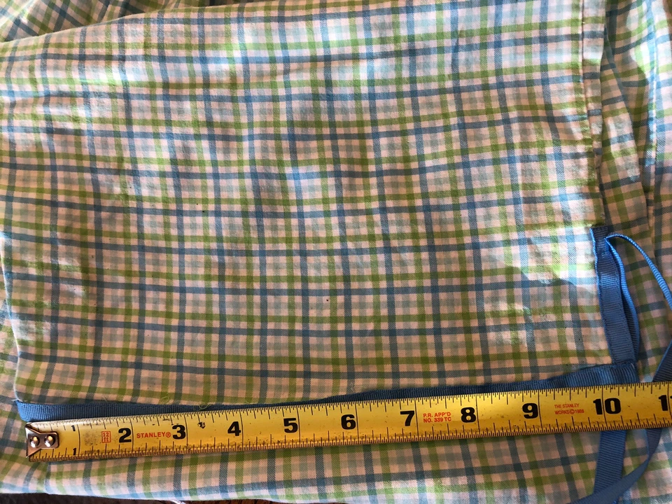 Pantalones de pijama HUE relajados Tiedye a cuadros náutica para dormir verde blanco 2 tops para mujer L Foto 4 de 4