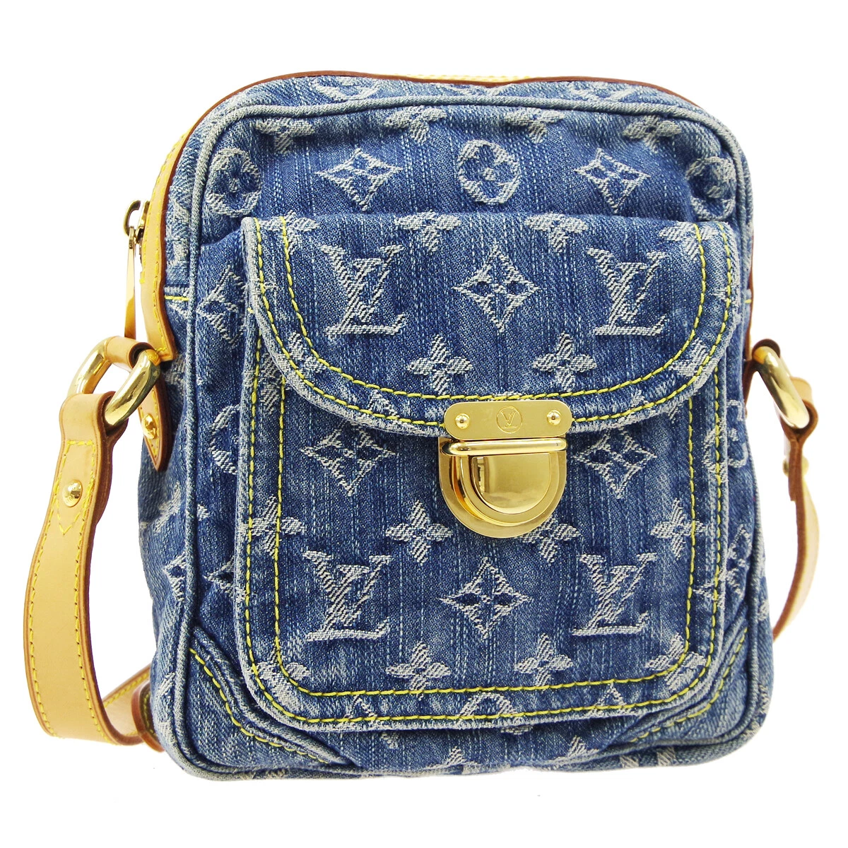 Louis Vuitton Denim Camera Bag M95348