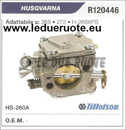 Revive Tu Motosierra Husqvarna 268/272: Carburador Haishine Compatible Con Tillotson HS254B