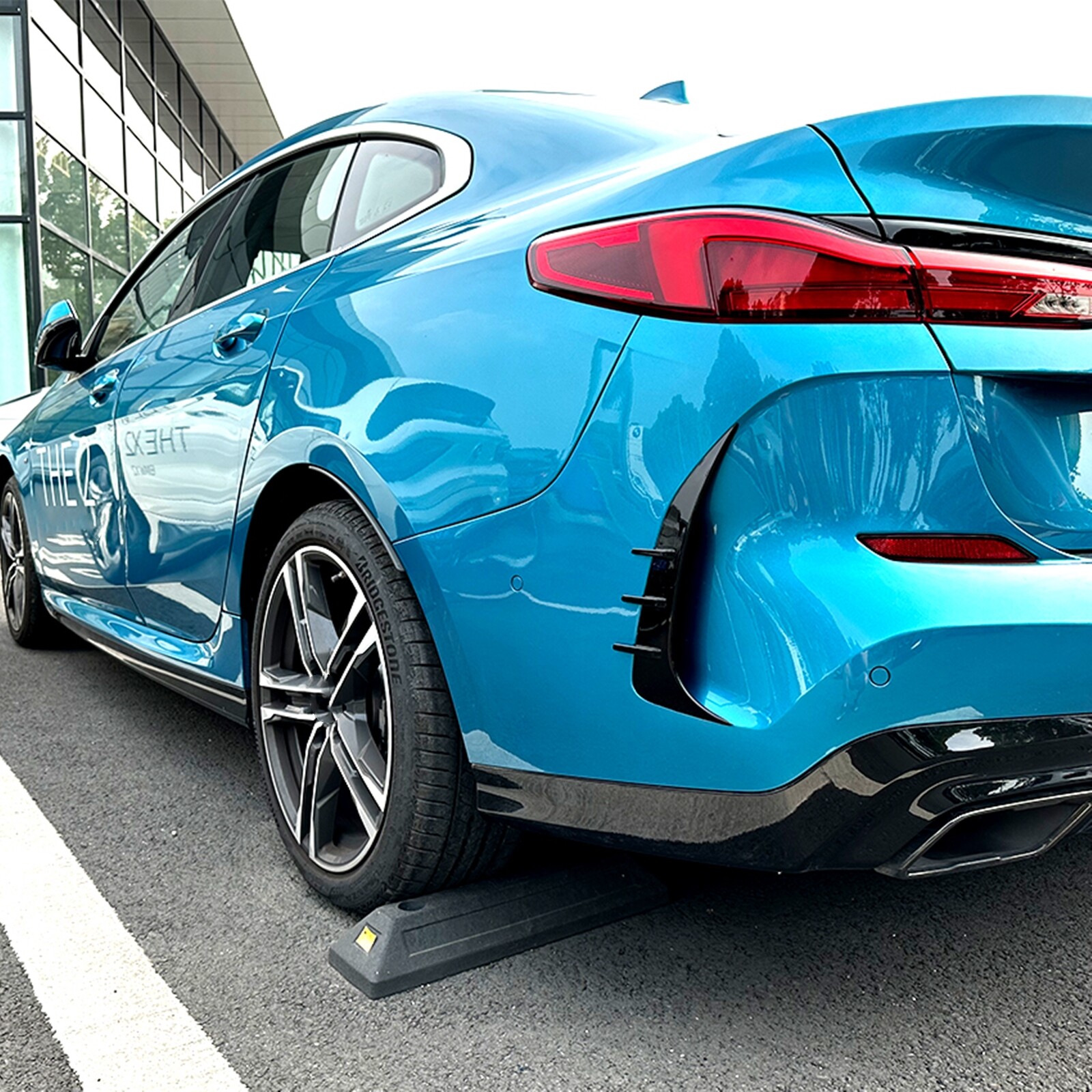 Voorspoiler Voor BMW Voor 2 Serie F44 Sport 216i 218i 220i 228i M235i XDrive 2020-2023 Auto Voorbumper Lip Spoiler Splitter Diffuser Body Kit Auto Voorbumper Lip(Gloss Black