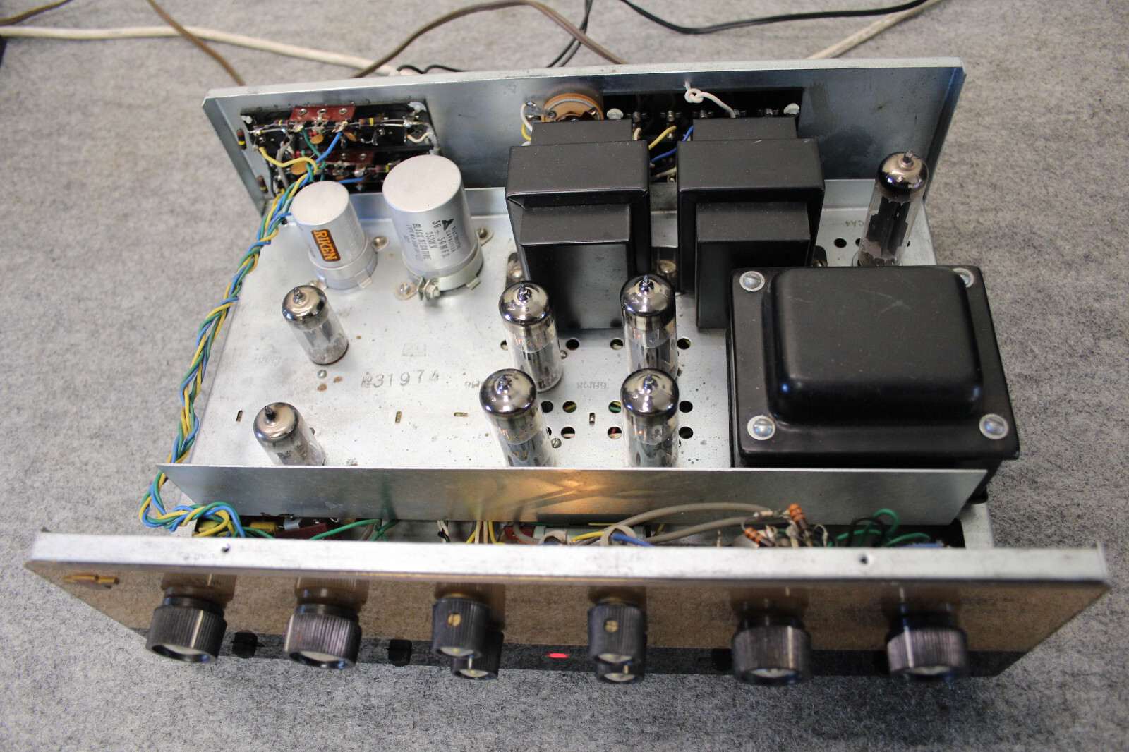 vintage Calrad SA30B Tube Stereo Integrated Amplifier 6BM8 12AX7 eBay