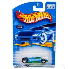 Hot Wheels #138 Vulture Blue 5 Spoke 2001 New On Card