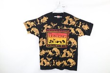 Vtg 90s Disney Mens OSFA All Over Print The Lion King Short Sleeve T-Shirt USA