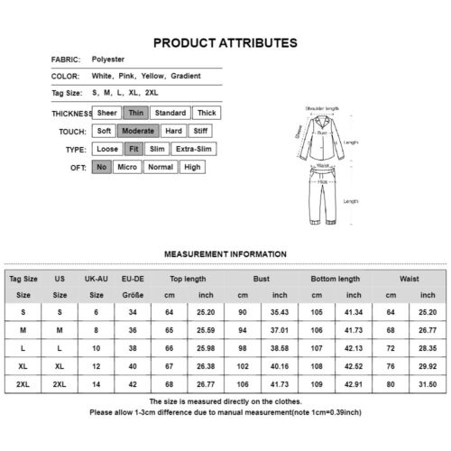 2Pcs Women Business Blazer Suit Jacket Tops+Pants Ladies OL Formal Work Coat Set - Picture 2 of 22