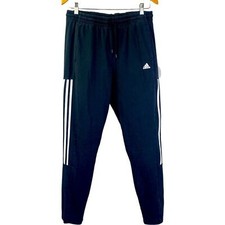 ADIDAS Jogger Medium Black Originals Performance Pants Athletic Workout Soccer