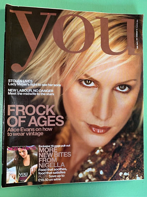 YOU mag 10-June-2001 ALICE EVANS Matt Damon Leah Wood Daisy Bates Zhou Wei Hui