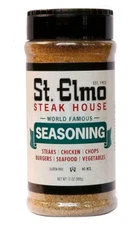 St. Elmo Steak House Seasoning Steaks, Burgers, Chicken, Seafood  LARGE 13 oz