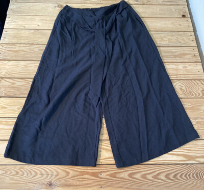 mimi & daphne NWT $44.99 Women s tie waist wide leg pants size M black M9