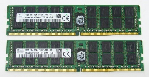 Hynix 32GB (2x16GB) HMA42GR7MFR4N-TF PC4-2133P Registered ECC Server Memory