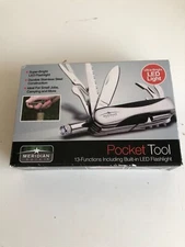 POCKET TOOL WITH A BUILT IN FLASHLIGHT
