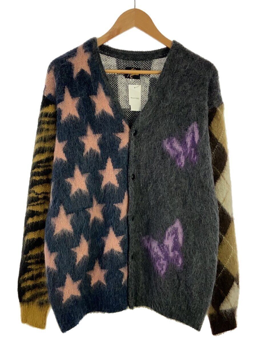 Needles Cardigan x BEAMS 20AW (Thick M Mohair Gray Total Needles Cardigan x BEAMS 20AW (Thick M Mohair Gray Total