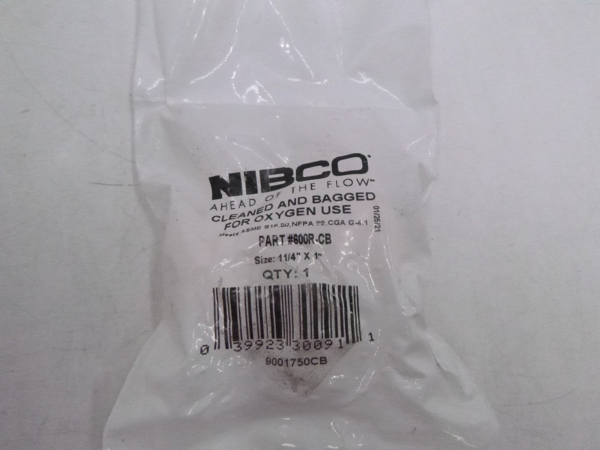 NIBCO PC600-R 1-1/4 in. x 1 in. Copper Press Reducing Coupling Leak NIBCO PC600-R 1-1/4 in. x 1 in. Copper Press Reducing Coupling Leak