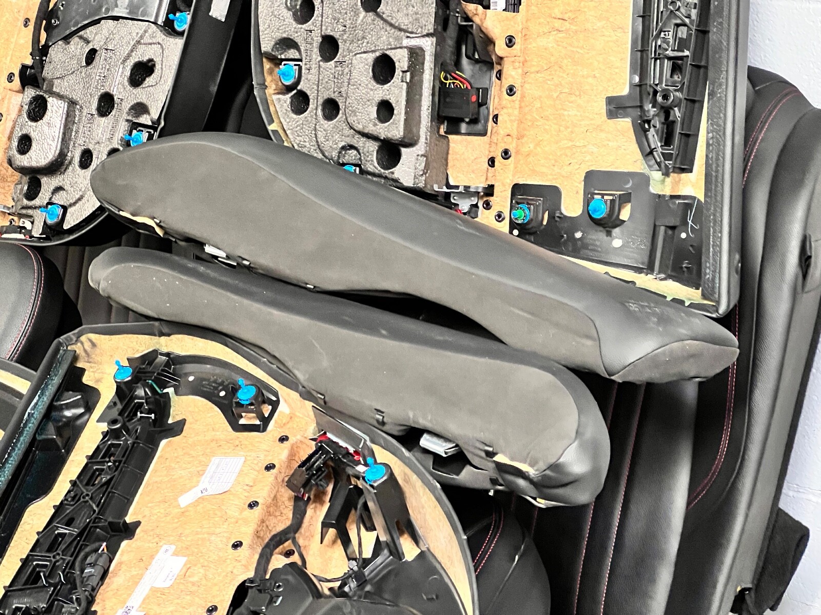 2014-2017 MASERATI GHIBLI S INTERIOR LEATHER INTERIOR SEAT DOOR TRIM BLACK SET