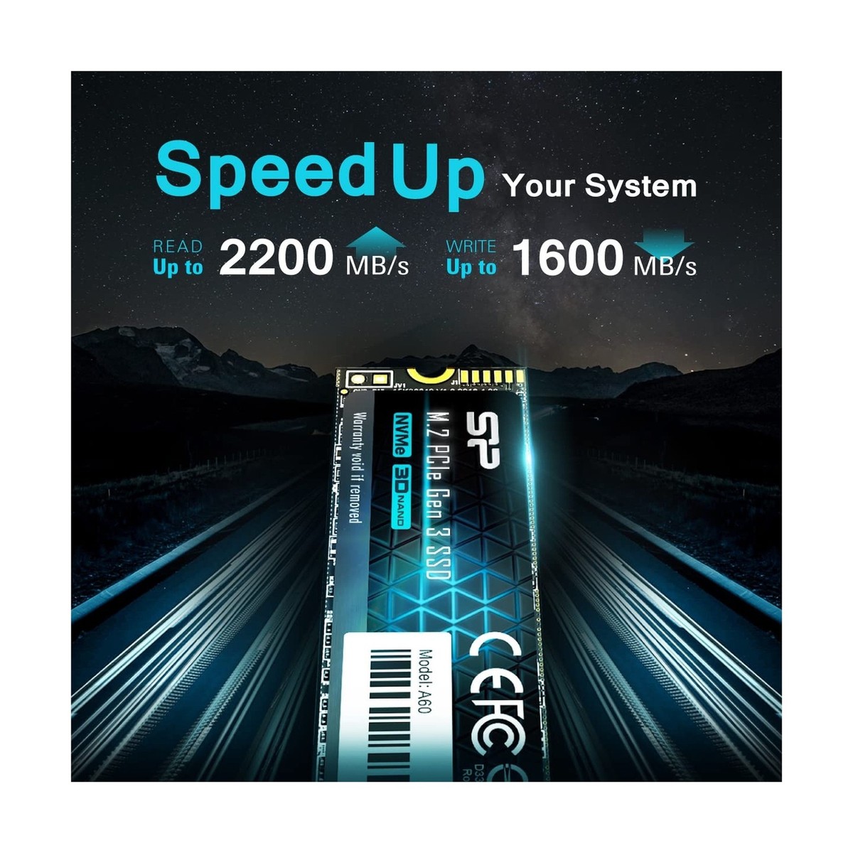 Silicon Power 2TB NVMe M.2 PCIe Gen3x4 2280 SSD Solid State Drive