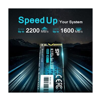 Silicon Power 2TB NVMe M.2 PCIe Gen3x4 2280 SSD Solid State Drive