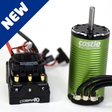 NEW Castle Creations Cobra 10 6S Max 25.2V ESC with 1412-3200Kv 5mm Shaft Motor
