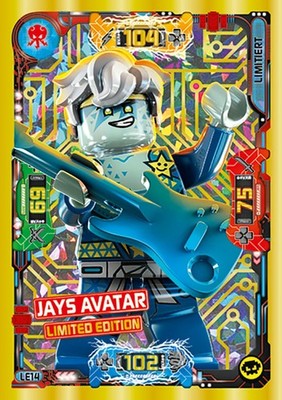LEGO Ninjago Serie 5 Trading Card LE14 - Jays Avator - Limitierte Karte