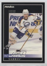 1992-93 Pinnacle Canadian Pat LaFontaine #7 HOF q7c
