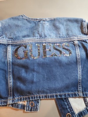Guess  Authentic Denim Crop Jacket Size Extra Small