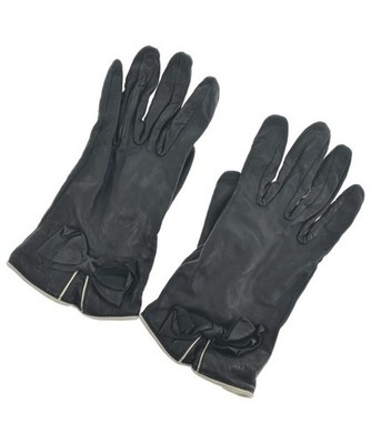 LANVIN en bleu Gloves Black 2200649375059