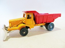 HUSKY (CORGI JUNIORS) 'AVELING BARFORD DUMP TRUCK/PLOUGH'. VINTAGE. ORIGINAL.
