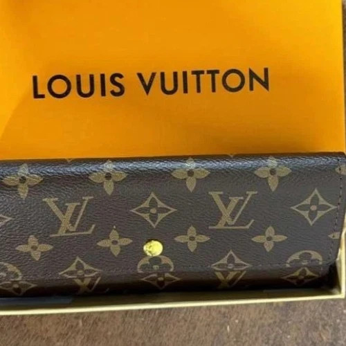 Louis Vuitton Wallet Portefeuille Sarah Monogram Brown Long Wallet.