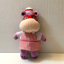 Disney Store Doc McStuffins Hallie Hippo Nurse beanbag plush stuffed animal 8"