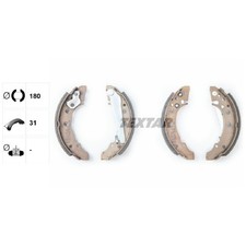 Bremsbackensatz hinten für Audi 100 C1 801 50 863 80 B1 B2 811 A2 8Z0 | 2437755