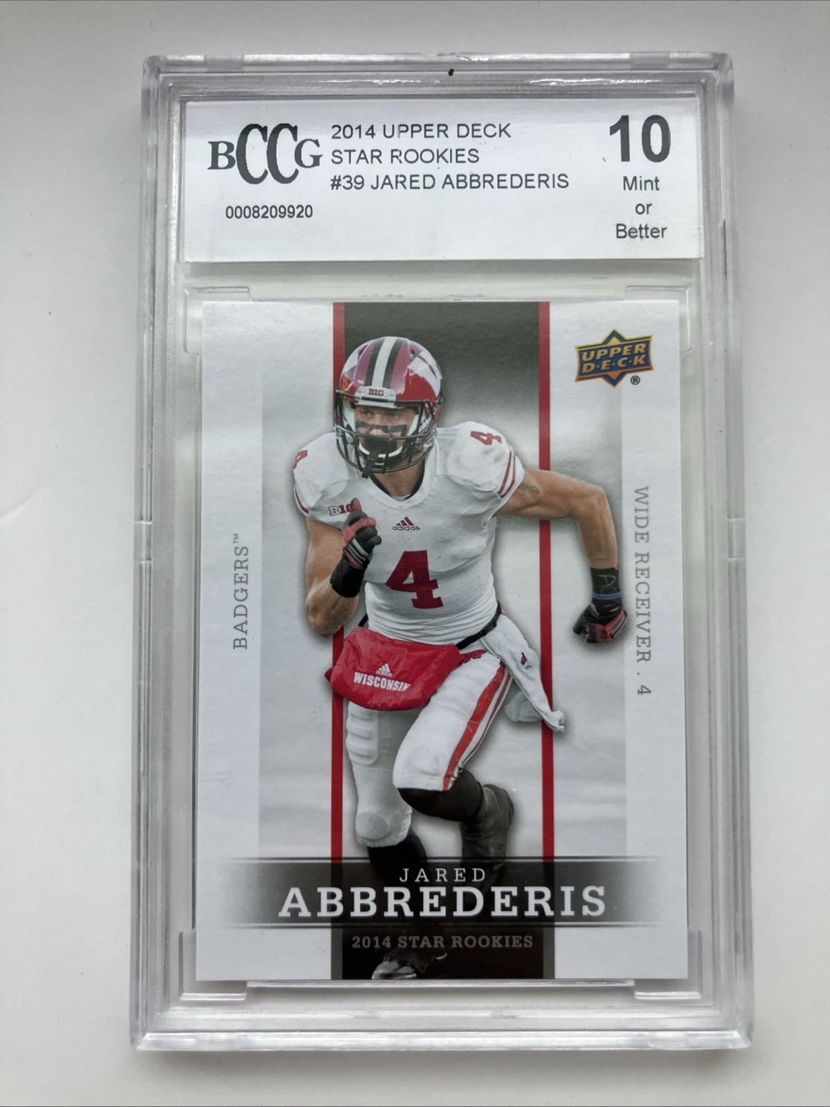 Jared Abbrederis Upper Deck Star Rookies #39 Base