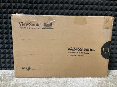Viewsonic VA2459-smh 24'' LED LCD Monitor 1080p VA2459-SMH   READ   WORKS GREAT