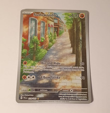 Pokemon TCG Sudowoodo 219/193 Paldea Evolved Illustration Rare Holo EN 2023 on eBay