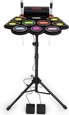 Electric Kids Drum Electronic Drum Set Practice 9 Pads W/ Stand Music Recording