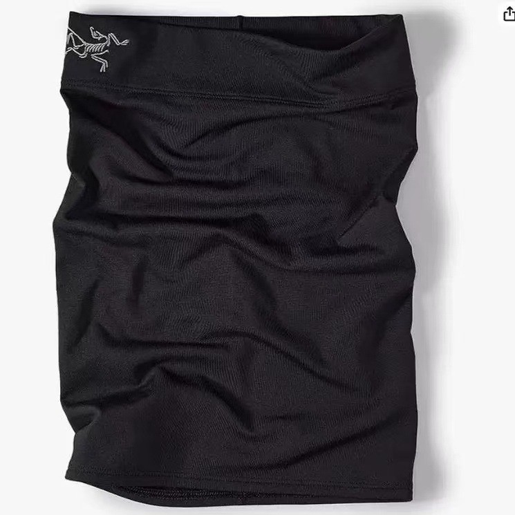 Arc'teryx Rho Lightweight Wool Black Neck Gaiter - Warm Winter Scarf - NWT thumbnail 2