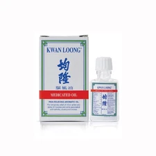 5X Kwan Loong Medicated Oil 3ml Headache Stomach Pain Menthol & Eucalyptus Oil