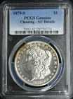 1897-S Morgan Dollar PCGS AU Cleaned