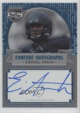 2013 Press Pass Fanfare Aqua 77/99 Ezekiel Ansah #EA Auto 0af