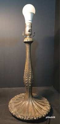 Column Torche' Lamp Base, Bronze Color, Art Deco  /  Tiffany style  (CAB T OCC)