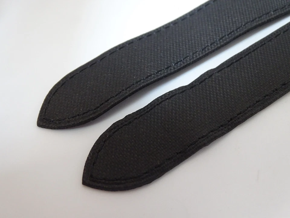 Correa de nailon Cartier Ballon Bleu negra 20 mm KD2JJAK0 genuina/original Foto 3 de 4