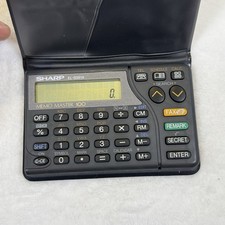 Sharp EL-6061A Memo Master 100 Electronic Organizer Tested New Battery