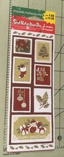 Vintage American Greetings Stickety-Doo-Da Christmas Stickers 2 Sheets sealed