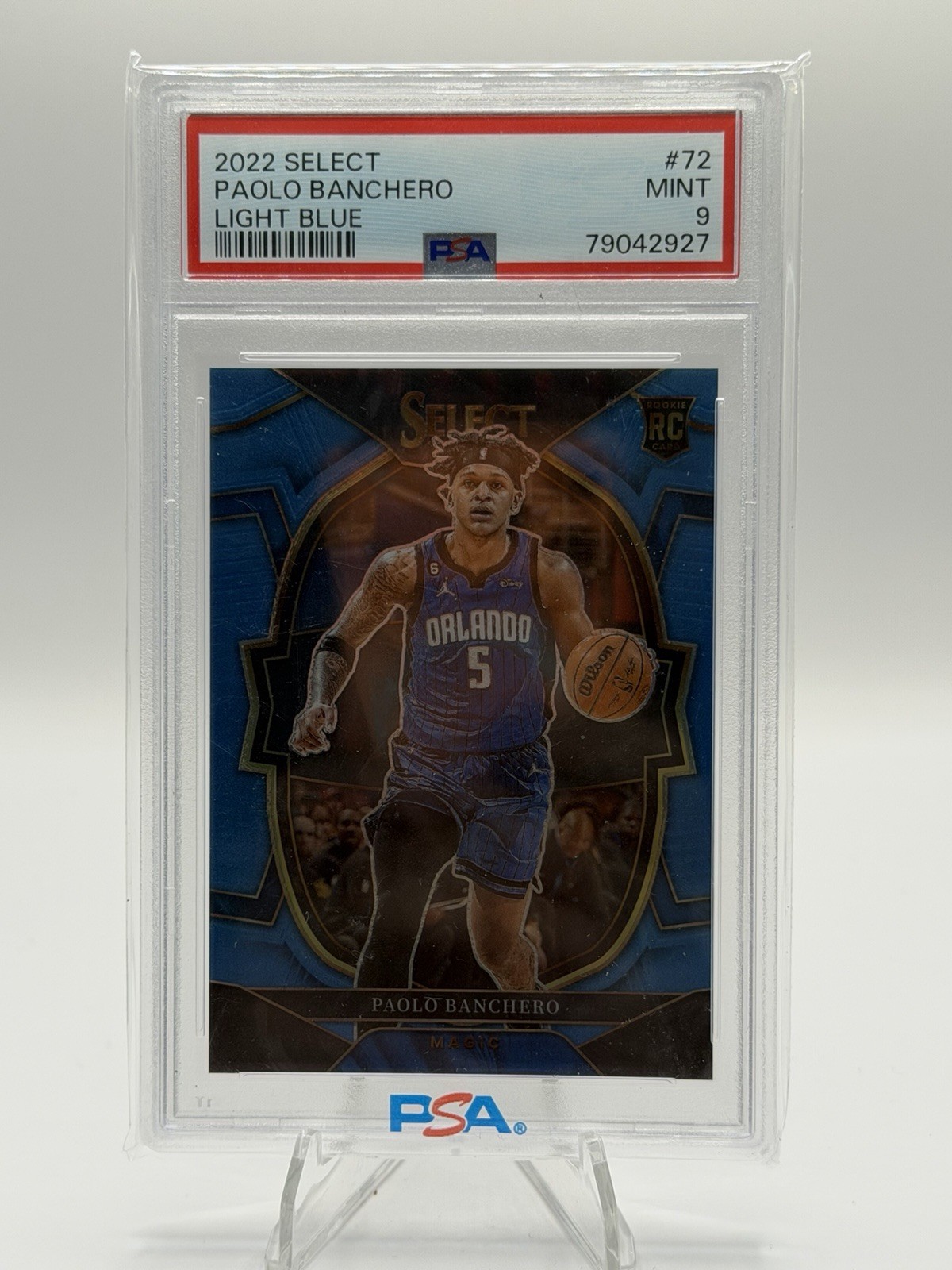 2022-23 Panini Select - Concourse Paolo Banchero #72 Light Blue Prizm /299 (RC)