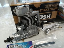 SAITO FA-30SH Viertakt Motor Hemi-Head Neu in OVP mit Anleitung, Schalldämpfe...