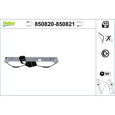 1x Lève-vitre VALEO 850820 convient pour BMW - Photo 1/2