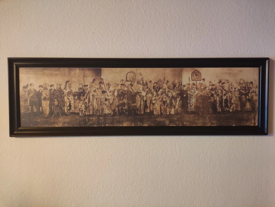 Fasnet Fasnacht Rottweil Narrentafel Darstellung 1870/1871 Viererbund - Bild 2 von 2