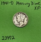 1941-D Mercury Dime 10c 90% Silver Xf Extra Fine See Pictures