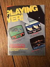 Mike Tyson's Punch-Out Nintendo NES Punchout Original Letter & Manual (writing)