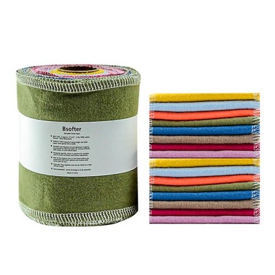 Bsofter Reusable Toilet Paper Rolls   28 Pcs Pack of 28, Multi-color 