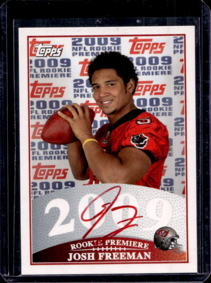 Josh Freeman Topps Rookie Premiere Autographs #RPAJF Red Ink