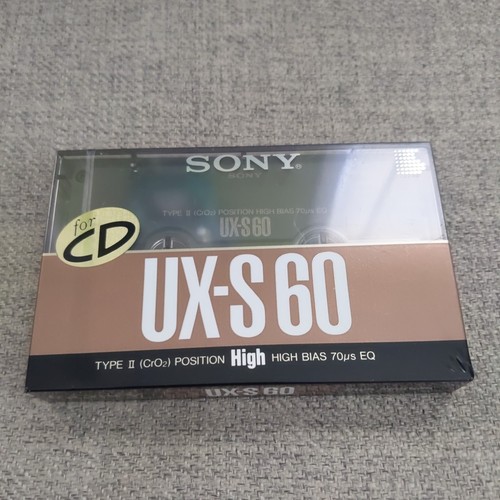 Cassette vierge Sony chrome class for CD UX 60 , neuve