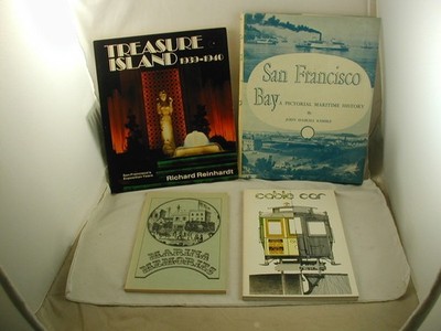 California San Francisco History 4 Books Treasure Island Expo Marina District